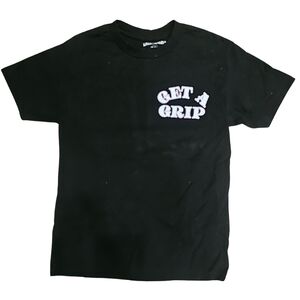 Black 'Get A Grip' T-Shirt